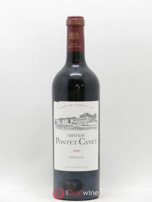 Château Pontet Canet 5ème Grand Cru Classé  2005 - Lot de 1 Bouteille
