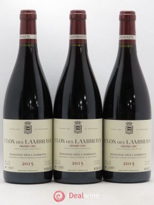 Clos des Lambrays Grand Cru Domaine des Lambrays  2015 - Lot of 3 Bottles