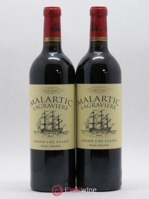 Château Malartic-Lagravière Cru Classé de Graves  2012 - Lot of 2 Bottles