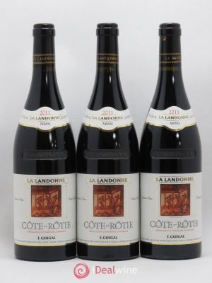 Côte-Rôtie La Landonne Guigal  2011 - Lot of 3 Bottles