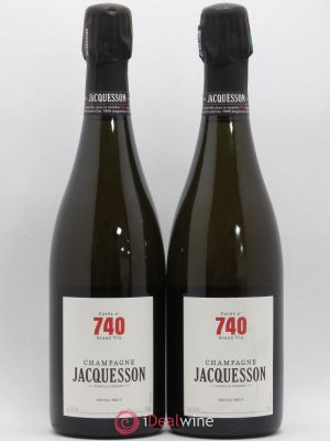 Cuvée 740 Jacquesson Extra brut   - Lot of 2 Bottles