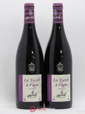 Vin de France La Syrah à Papa Monteillet (Domaine du) - Stéphane Montez  2016 - Lot de 2 Bouteilles