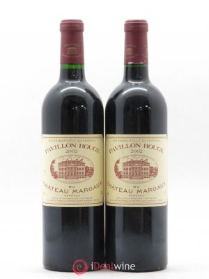 Pavillon Rouge du Château Margaux Second Vin  2002 - Lot of 2 Bottles