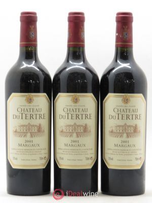 Château du Tertre 5ème Grand Cru Classé  2001 - Lot of 3 Bottles