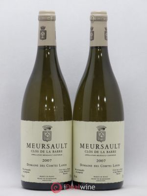 Meursault Clos de la Barre Comtes Lafon (Domaine des)  2007 - Lot of 2 Bottles