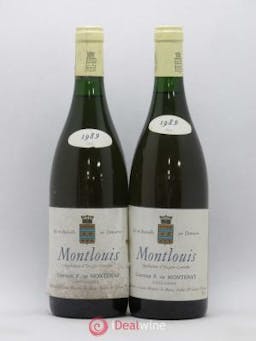 Montlouis-sur-Loire Trie Comtesse de Montenay 1989 - Lot of 2 Bottles
