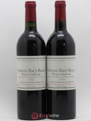 Château Haut-Bailly Cru Classé de Graves  1990 - Lot of 2 Bottles
