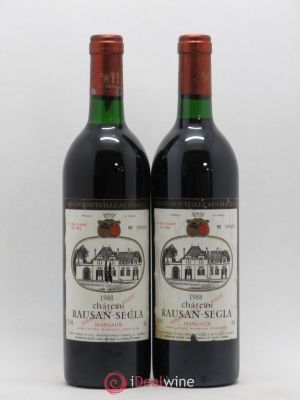 Château Rauzan Ségla  1988 - Lot of 2 Bottles