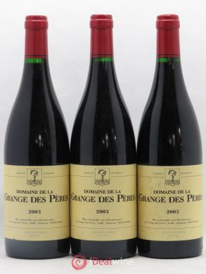 IGP Pays d'Hérault Grange des Pères Laurent Vaillé  2003 - Lot of 3 Bottles