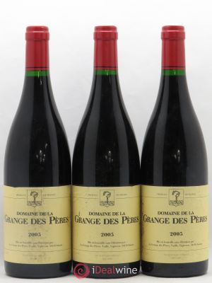 IGP Pays d'Hérault Grange des Pères Laurent Vaillé  2005 - Lot of 3 Bottles