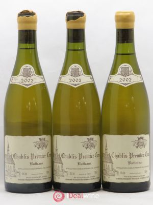 Chablis 1er Cru Butteaux Raveneau (Domaine)  2002 - Lot of 3 Bottles