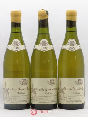 Chablis 1er Cru Vaillons Raveneau (Domaine)  2002 - Lot of 3 Bottles