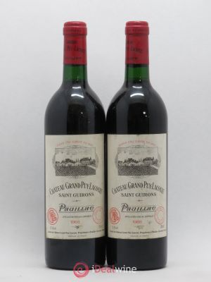 Château Grand Puy Lacoste 5ème Grand Cru Classé  1988 - Lot of 2 Bottles