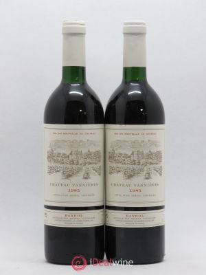 Bandol Château Vannières  1985 - Lot of 2 Bottles