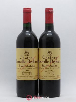 Château Léoville Poyferré 2ème Grand Cru Classé  1988 - Lot of 2 Bottles