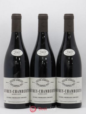 Gevrey-Chambertin Vieilles Vignes Sylvie Esmonin  2005 - Lot of 3 Bottles