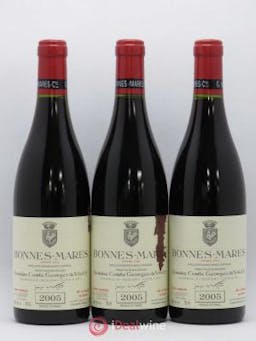 Bonnes-Mares Grand Cru Domaine Comte Georges de Vogüé  2005 - Lot of 3 Bottles