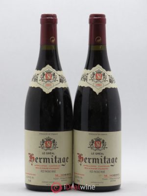 Hermitage Le Gréal Domaine Marc Sorrel  2004 - Lot of 2 Bottles