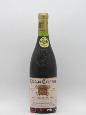 Châteauneuf-du-Pape Prestige Tête de Cru Château Cabrières 1990 - Lot of 1 Bottle