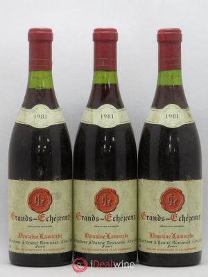 Grands-Echezeaux Grand Cru François Lamarche  1981 - Lot of 3 Bottles