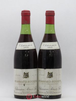 Pommard 1er Cru Rugiens Chanson 1969 - Lot of 2 Bottles