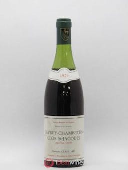 Gevrey-Chambertin 1er Cru Clos Saint Jacques Clair Daü  1972 - Lot of 1 Bottle
