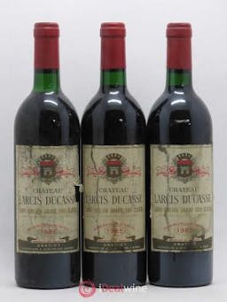 Château Larcis Ducasse 1er Grand Cru Classé B  1985 - Lot of 3 Bottles