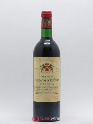 Château Malescot Saint-Exupéry 3ème Grand Cru Classé  1982 - Lot of 1 Bottle