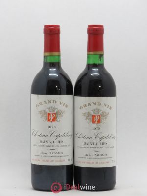 Saint-Julien Château Capdelong (no reserve) 1975 - Lot of 2 Bottles