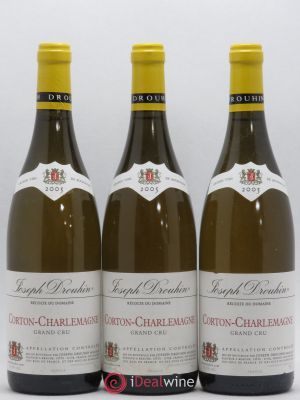 Corton-Charlemagne Grand Cru Joseph Drouhin  2005 - Lot of 3 Bottles