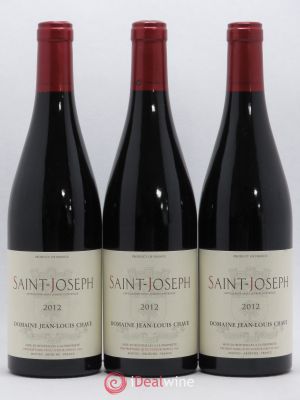 Saint-Joseph Jean-Louis Chave  2012 - Lot of 3 Bottles