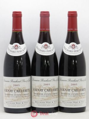 Volnay 1er cru Caillerets - Ancienne Cuvée Carnot Bouchard Père & Fils  2005 - Lot de 3 Bouteilles