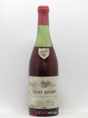 Corton Grand Cru Renardes Michel Gaunoux  1934 - Lot of 1 Bottle