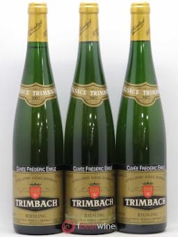 Riesling Cuvée Frédéric Emile Trimbach (Domaine)  2002 - Lot of 3 Bottles