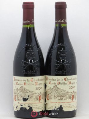 Châteauneuf-du-Pape Vieilles vignes Domaine de la Charbonnière 2000 - Lot de 2 Bouteilles