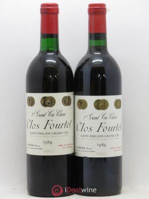 Clos Fourtet 1er Grand Cru Classé B  1988 - Lot of 2 Bottles