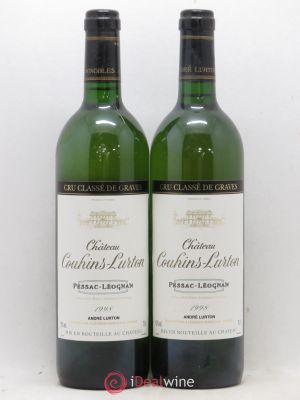 Château Couhins-Lurton Cru Classé de Graves  1998 - Lot of 2 Bottles