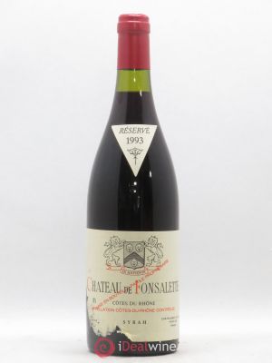 Côtes du Rhône Cuvée Syrah Château de Fonsalette (sans prix de réserve) 1993 - Lot de 1 Bouteille