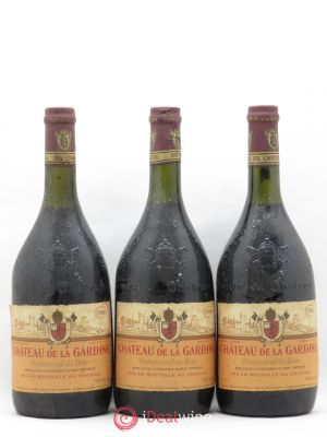 Châteauneuf-du-Pape Château de La Gardine Famille Brunel (no reserve) 1988 - Lot of 3 Bottles