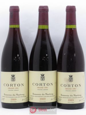 Corton Grand Cru Bonneau du Martray (Domaine) (no reserve) 1989 - Lot of 3 Bottles