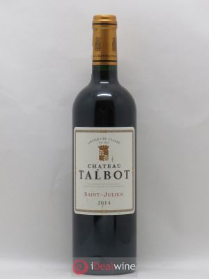 Château Talbot 4ème Grand Cru Classé (sans prix de réserve) 2014 - Lot de 1 Bouteille