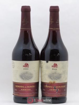 Arbois Domaine de Montfort Henri Maire (no reserve) 2003 - Lot of 2 Bottles