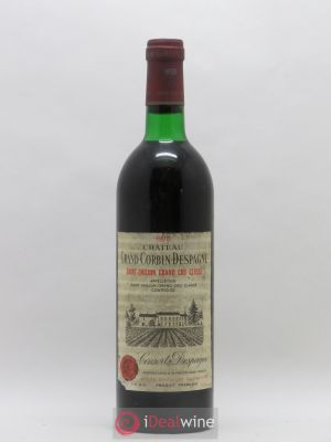 Château Grand Corbin Despagne Grand Cru Classé (no reserve) 1978 - Lot of 1 Bottle