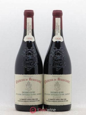 Châteauneuf-du-Pape Château de Beaucastel Jean-Pierre & François Perrin (no reserve) 1998 - Lot of 2 Bottles
