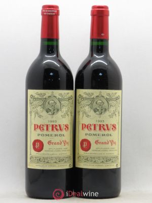 Petrus  1993 - Lot of 2 Bottles