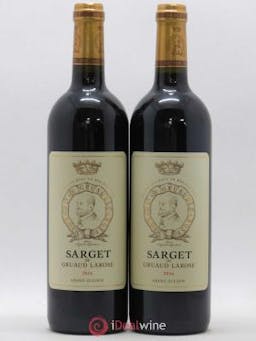 Sarget de Gruaud Larose Second Vin (sans prix de réserve) 2016 - Lot de 2 Bouteilles