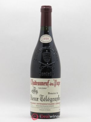 Châteauneuf-du-Pape Vieux Télégraphe (Domaine du) Vignobles Brunier (no reserve) 1998 - Lot of 1 Bottle