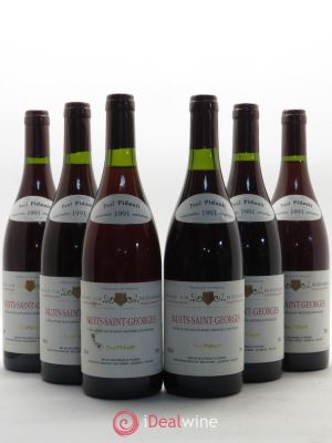 Nuits Saint-Georges P. Pidault (no reserve) 1991 - Lot of 6 Bottles