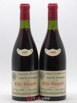 Clos de Vougeot Grand Cru Dominique Laurent (no reserve) 1996 - Lot of 2 Bottles