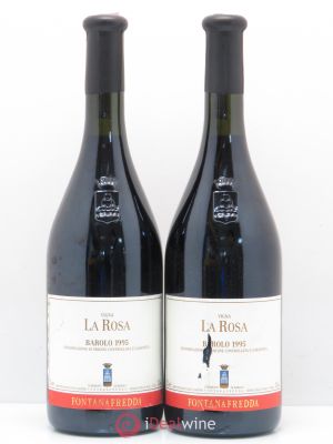Barolo DOCG Vigna La Rosa Fontana Fredda (no reserve) 1995 - Lot of 2 Bottles